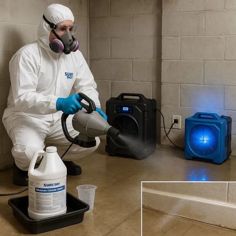 Sanitization and Odor Removal process in North Barrington, IL