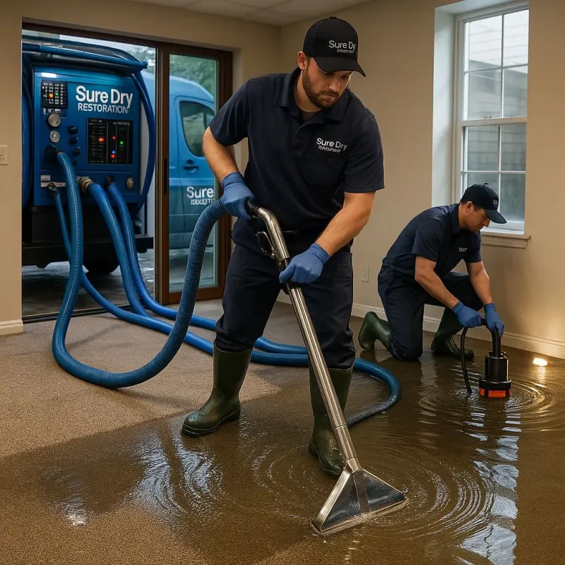 Water Extraction and Removal process in North Barrington, IL